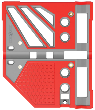 Real Avid Master Bench Block Pro Gray/Red Durable Resin Block for Pistols & Long Guns