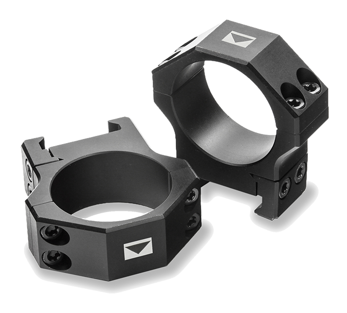 Steiner 5957 H-Series Lightweight 30mm Low 0.85" Matte Black Steel Picatinny Scope Rings