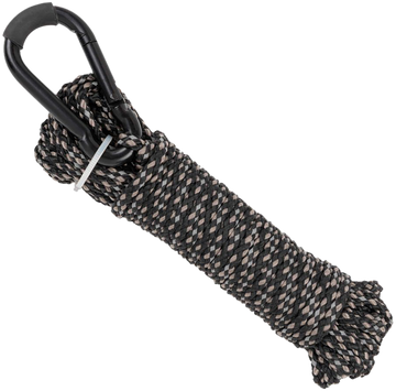 Allen 7248 Reflective Hoist Rope 25' Black