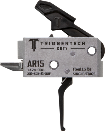 TriggerTech Duty AR-15 3.5 lb Flat Single-Stage Trigger