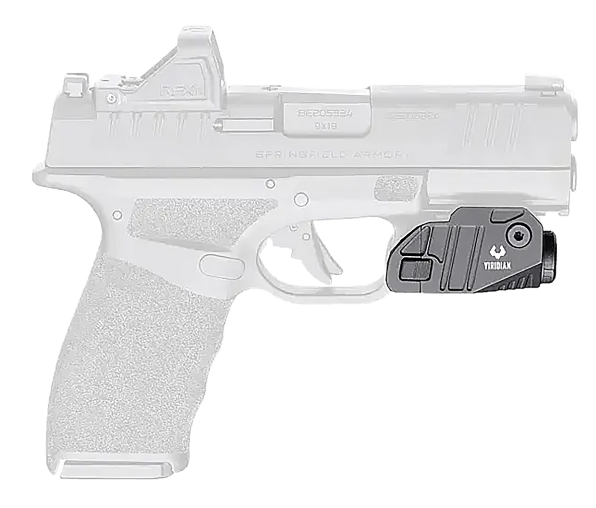 Viridian CTL Custom 525 Lumen LED Pistol Light for Springfield Hellcat Pro - Black Anodized