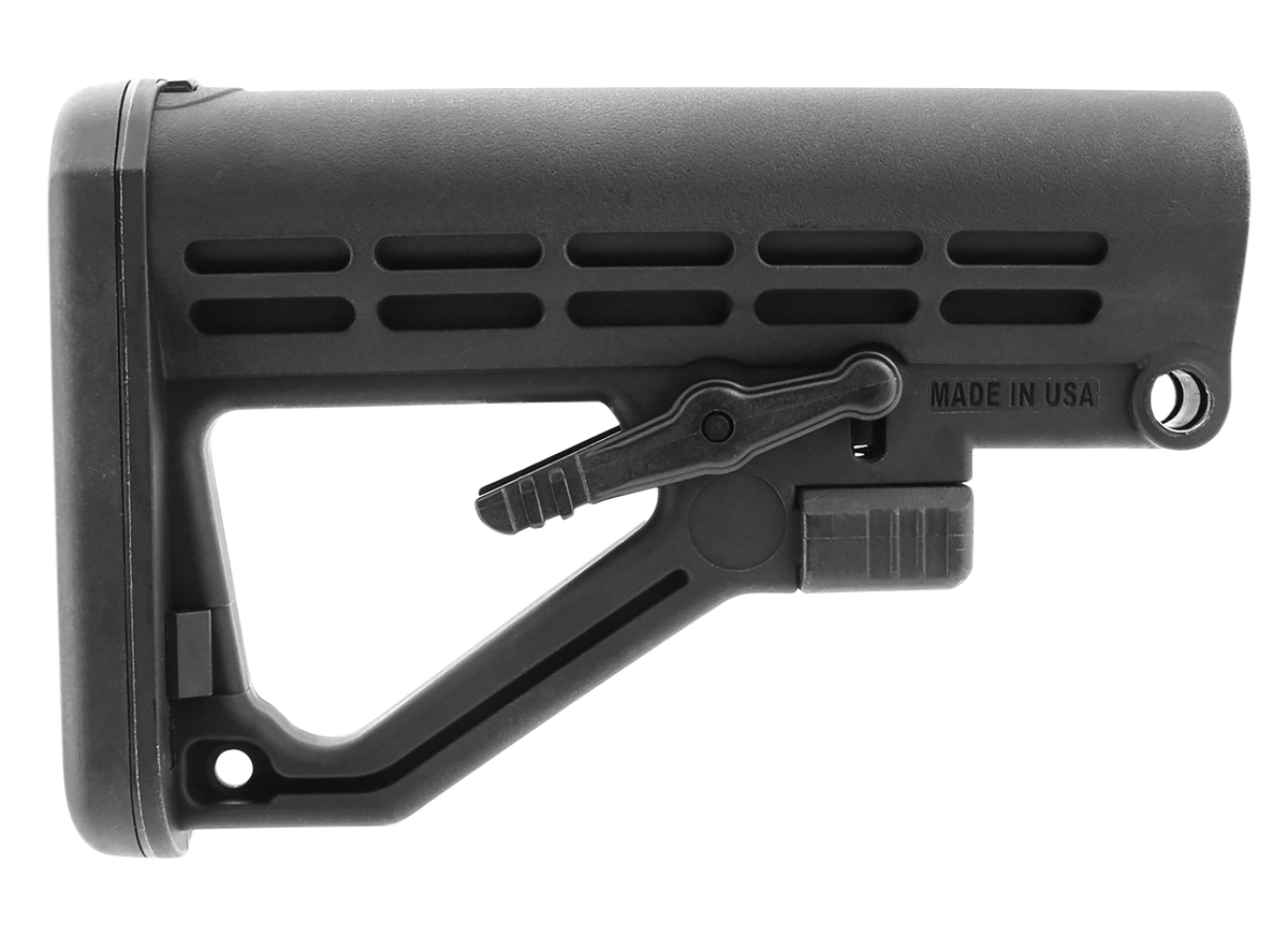 TacFire MAR082B Mil-Spec 6-Position Stock w/ Pad Black