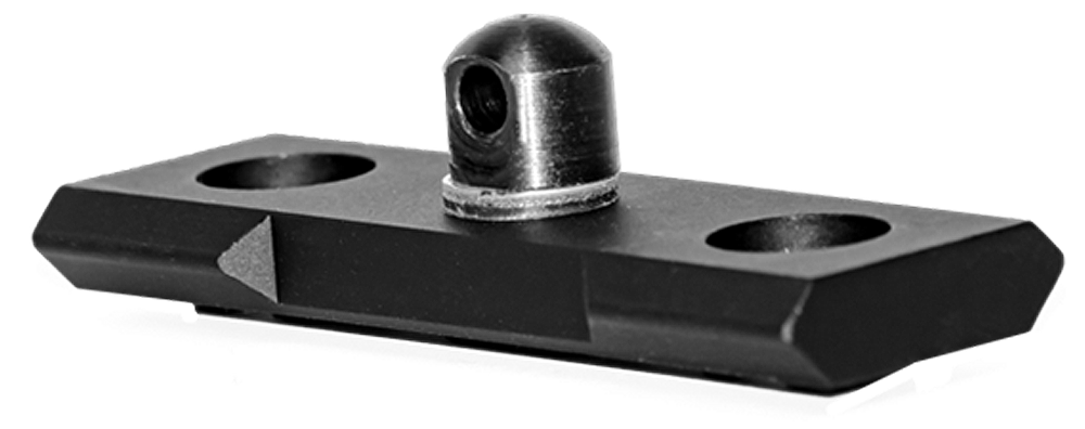 GrovTec GTSW240 Bipod Stud Mount M-LOK Black Steel 2.30"