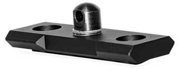 GrovTec GTSW240 Bipod Stud Mount M-LOK Black Steel 2.30"