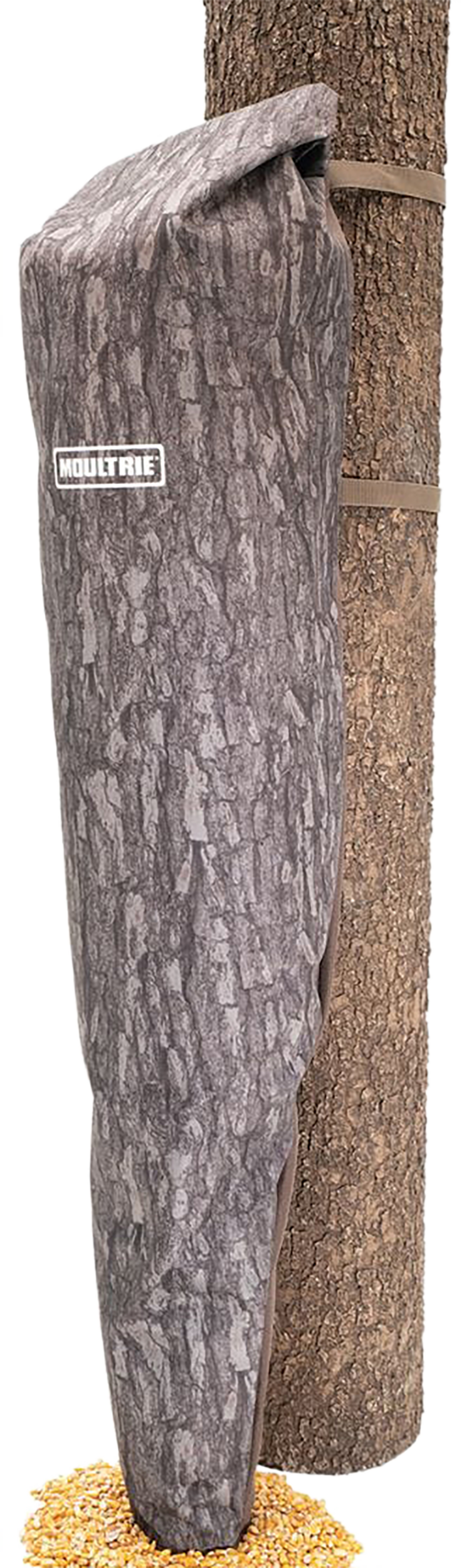 Moultrie Bag Feeder 100 lb Capacity Pine Bark Camo Gravity Feeder