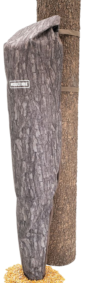 Moultrie Bag Feeder 100 lb Capacity Pine Bark Camo Gravity Feeder