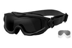 Wiley X Spear SP29B Goggles Smoke Gray/Clear Lens Matte Black Frame