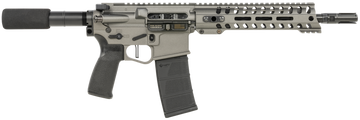 Patriot Ordnance Factory 01802 Minuteman 5.56x45mm NATO 10.50" 30+1 Tungsten Semi-Auto Pistol
