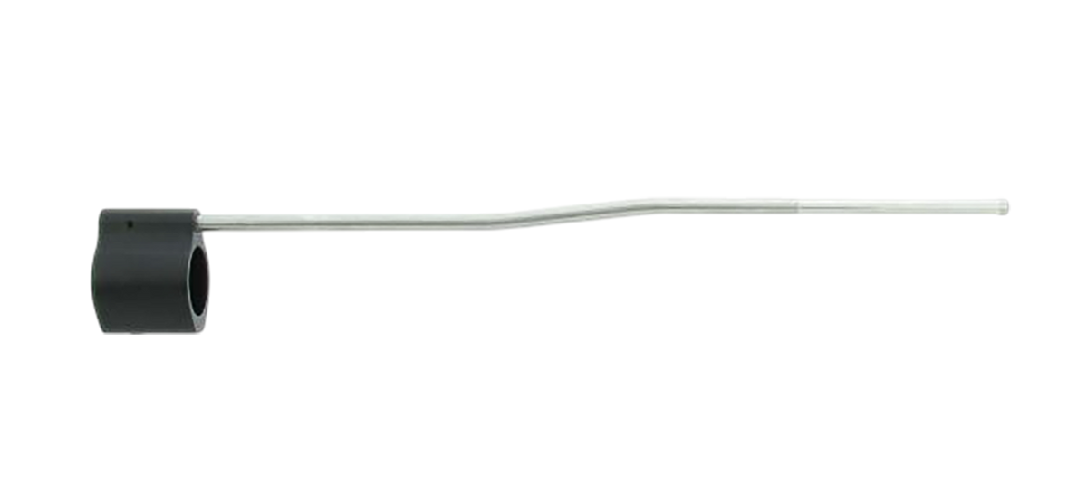 TacFire MAR008750GB Low Profile Gas Block with Carbine Gas Tube .750" AR-15 Black Steel