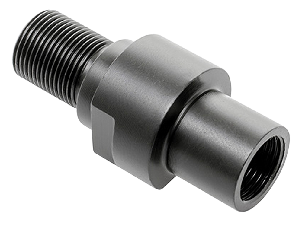 CMMG 57DA53A Thread Adapter FN PS90 .223 Rem/5.56x45mm NATO 1/2x28 Black Steel