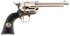 RWS Umarex Colt Peacemaker CO2 .177 Pellet 5" 6rd Single Action Air Pistol - Nickel Frame