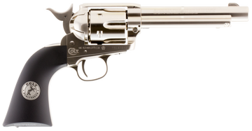 RWS Umarex Colt Peacemaker CO2 .177 Pellet 5" 6rd Single Action Air Pistol - Nickel Frame