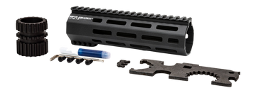 Griffin Armament SR-RIGID M-LOK Rail 7.5" Handguard - Black Anodized