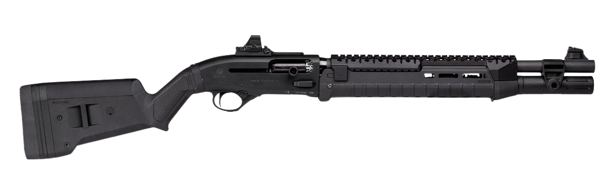 Langdon Tactical Tech LTT 1301 Beretta 1301 12 Gauge 3" 7+1 18.50" Semi-Auto Shotgun - Black - Modified Magpul Zhukov Forend