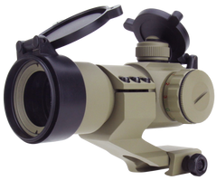 TacFire RD004T 1x30 Dual Illuminated Red/Green Dot Sight Tan 2 MOA