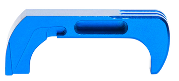 Cross Armory CRG5MCBL Magazine Catch Extended Glock Gen 4-5 Blue Anodized 7075-T6 Aluminum
