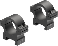 Leupold Open Range Cross-Slot 1" Low Matte Black Scope Rings