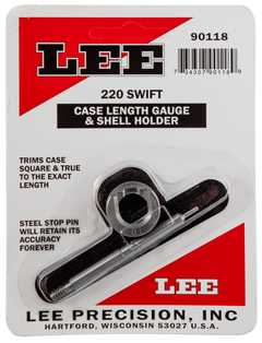 Lee Precision 90118 Case Length Gauge 220 Swift Steel w/ Shell Holder