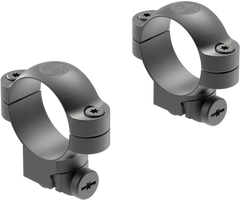 Leupold Ringmounts 30mm Medium Matte Black Steel Scope Ring Set - Ruger M77 Dovetail