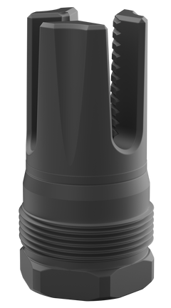 Breek Arms Scorch 3-Prong 30 Cal 5/8x24 Steel Flash Hider - Black Nitride