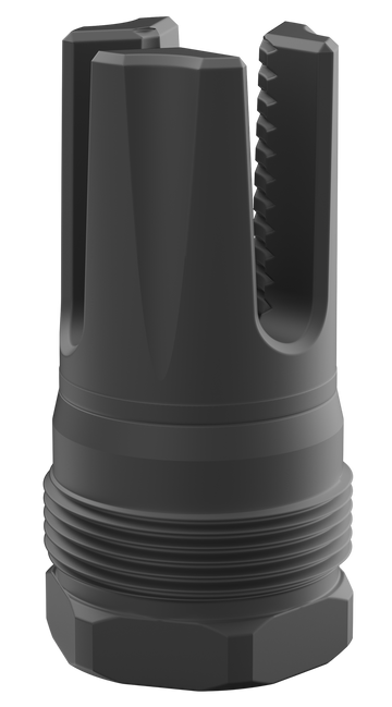 Breek Arms Scorch 3-Prong 30 Cal 5/8x24 Steel Flash Hider - Black Nitride