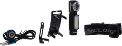 Cyclops Hades Horizon 500 Lumen P9 LED Rechargeable Headlamp - Black Anodized