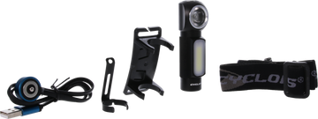 Cyclops Hades Horizon 500 Lumen P9 LED Rechargeable Headlamp - Black Anodized