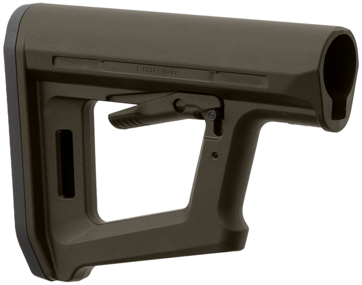 Magpul Industries MOE PR Carbine Stock OD Green Mil-Spec AR-15/M16/M4/AR-10/M110/SR25