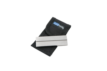 Accusharp 027C Pocket Stone Fine/Coarse Diamond Sharpener Gray
