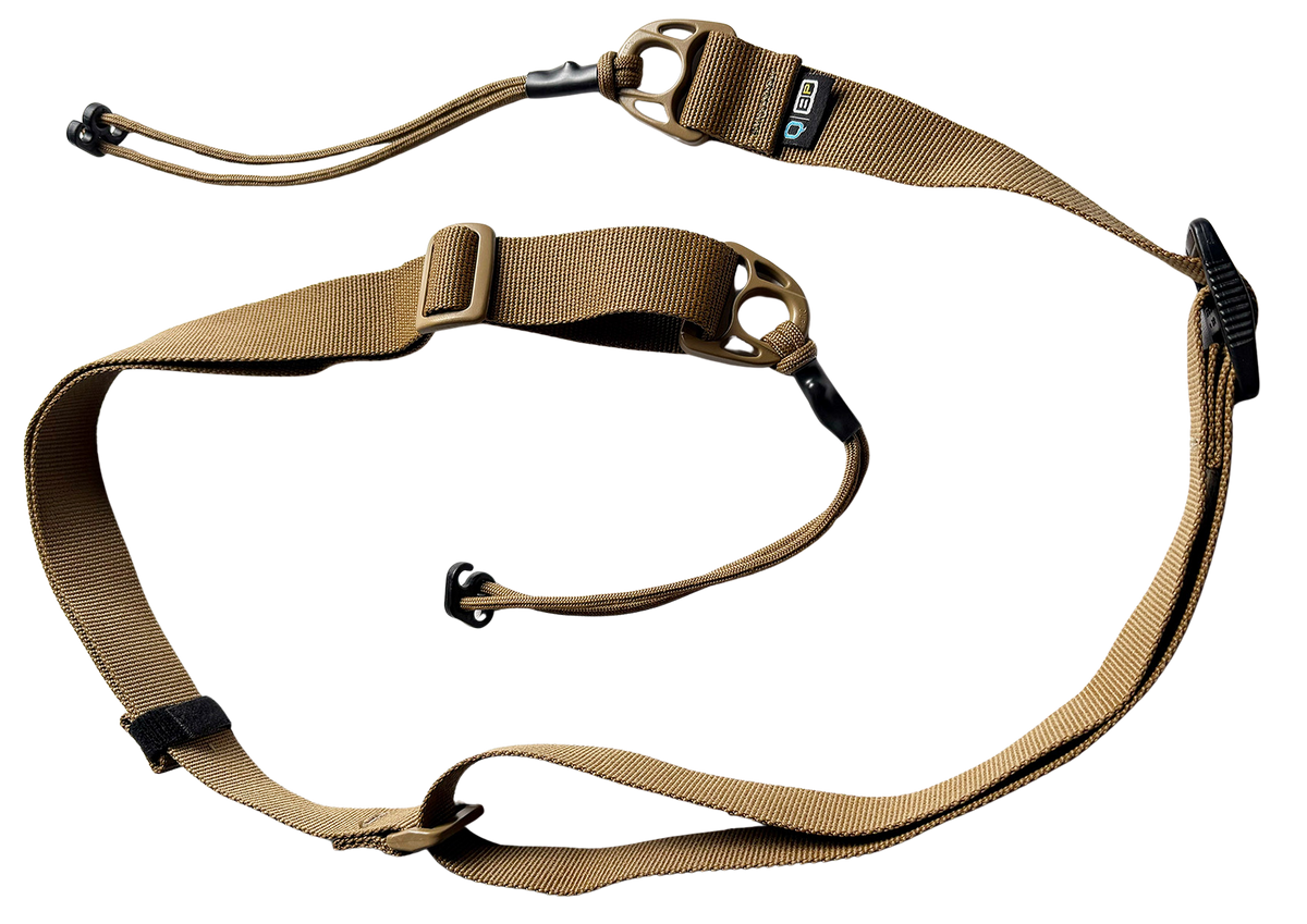 Q LLC G-Sling Flat Dark Earth Rifle Sling w/Sling Devil Attachments