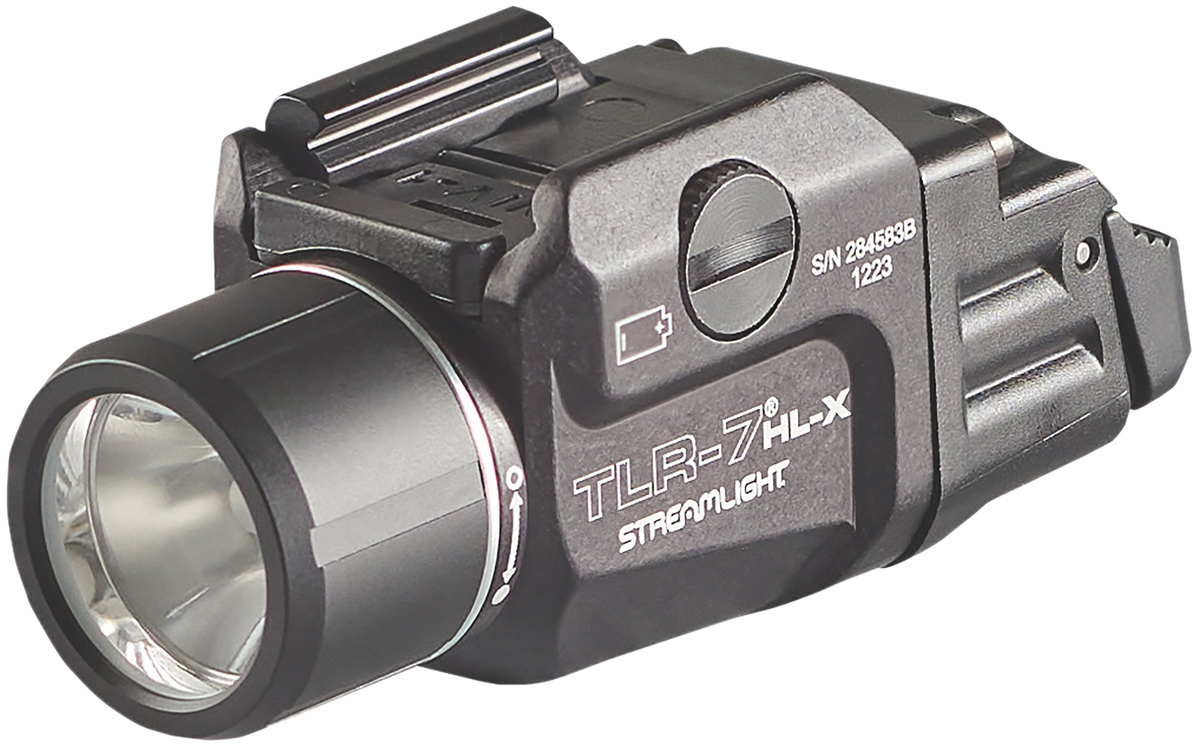 Streamlight TLR-7 HL-X USB 500/1,000 Lumens White LED Black Anodized Weapon Light