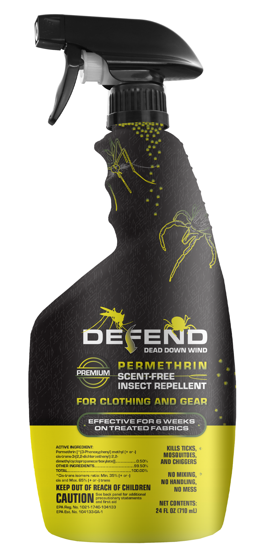 Dead Down Wind Defend Permethrin Clothing Spray 24 oz
