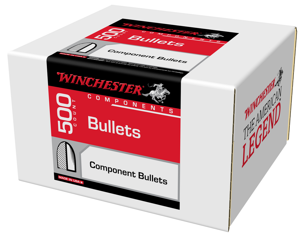 Winchester Ammo Centerfire Handgun 40 S&W 165gr Truncated Cone Reloading Bullets - 500/Box
