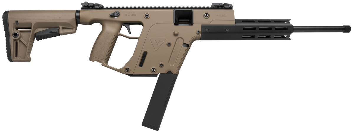Kriss USA Vector CRB Gen2 22 LR 16" 30+1 Semi-Auto Rifle - Flat Dark Earth