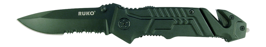 Rynoblade Knives RUKO Shark RUK0144S 440A 3.25" Assisted-Opening Folding Knife