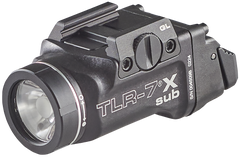 Streamlight TLR-7 X Sub USB 500 Lumens Glock 43X/48 MOS Weapon Light - Black