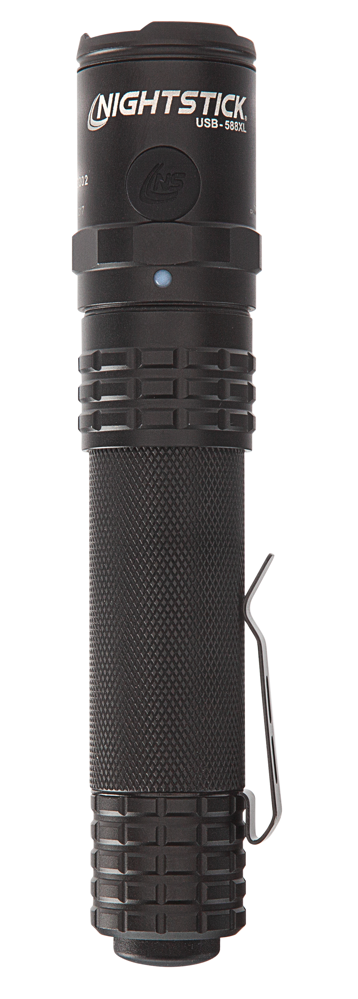 Nightstick USB588XL USB Dual-Light Tactical Flashlight 125/350/450/850/1100 Lumens White LED - Black Anodized