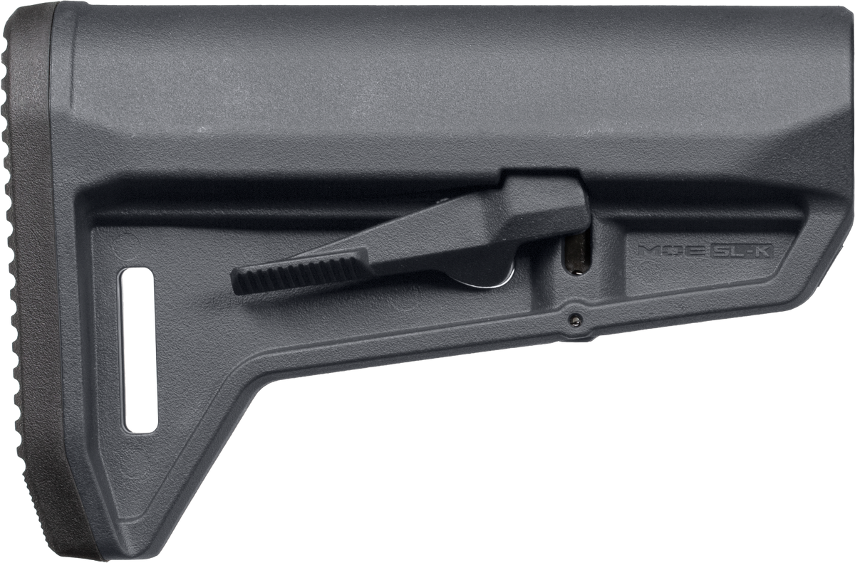 Magpul Industries MOE SL-K Carbine Stock Mil-Spec Stealth Gray Synthetic for AR-15/M16/M4