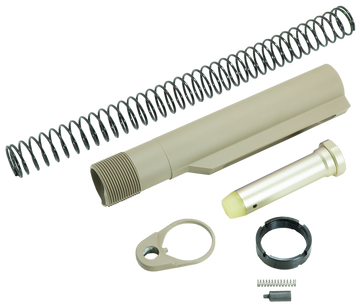 Timber Creek Outdoors ARBTKFDE AR-15 Mil-Spec Buffer Tube Kit Flat Dark Earth