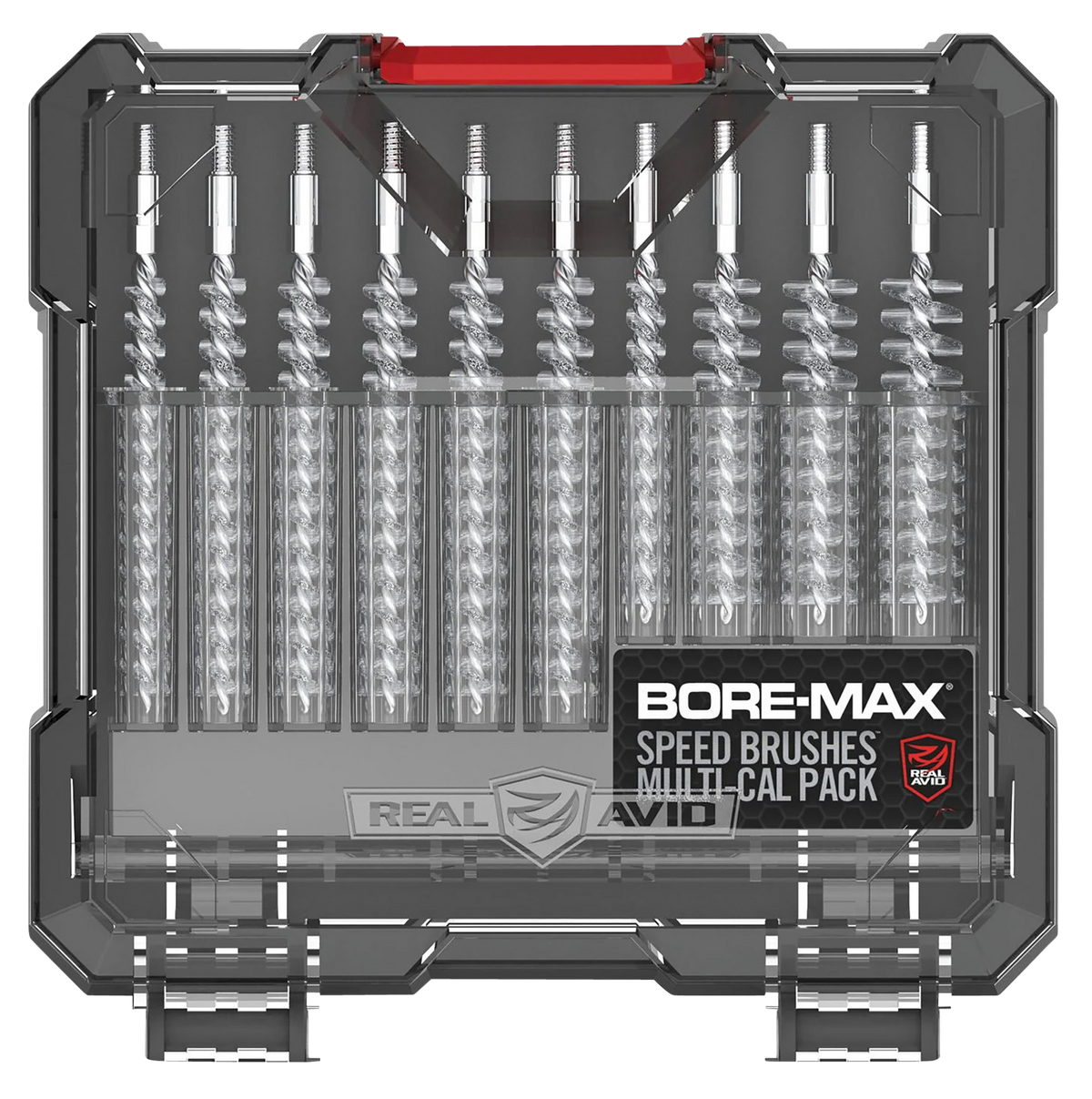 Real Avid Bore-Max Speed Brush Set Multi-Cal Nickel-Plated