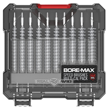 Real Avid Bore-Max Speed Brush Set Multi-Cal Nickel-Plated