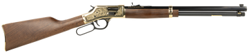 Henry H006GD Big Boy Side Gate Deluxe .44 Mag/.44 Special 20" 10+1 Lever-Action Rifle - Engraved Polished Brass Receiver