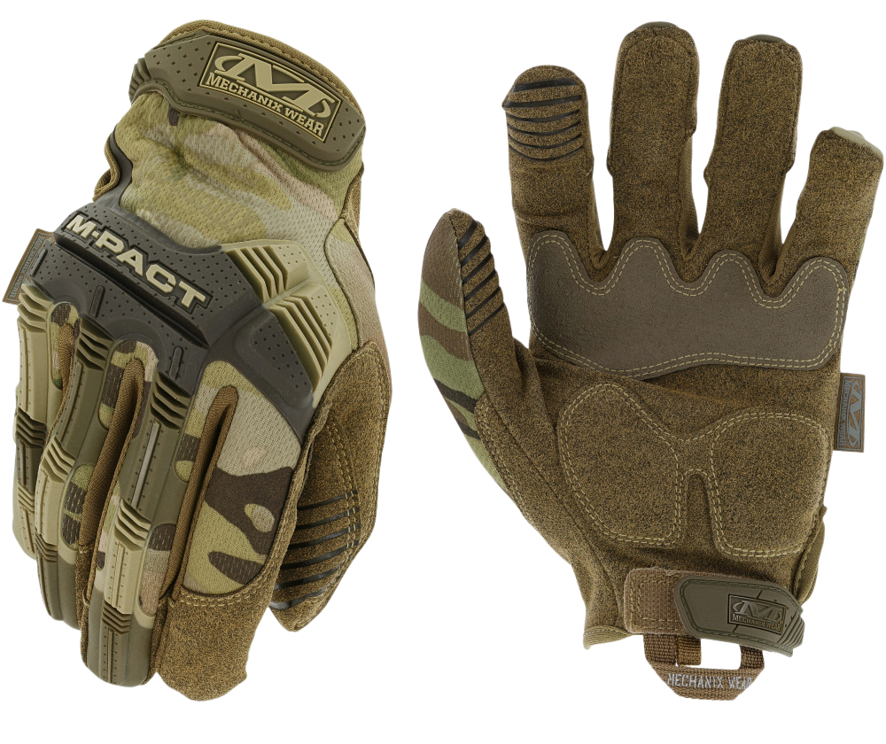 Mechanix Wear M-Pact Multi-Cam Synthetic Leather Large Impact Resistant Tactical Gloves