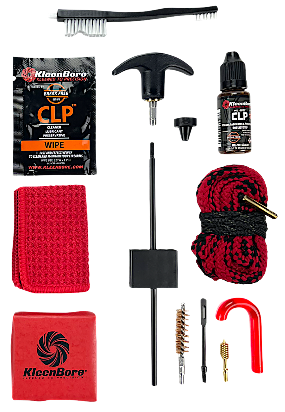 Kleen-Bore KDS-556 Dual Kleen Rod & Pull-Through Rope Cleaner 223/5.56mm 30" Rifle Cleaning Kit