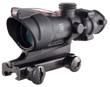 Trijicon ACOG 4x32mm Dual Illuminated Red Chevron .223/5.56 BDC Riflescope - Matte Black