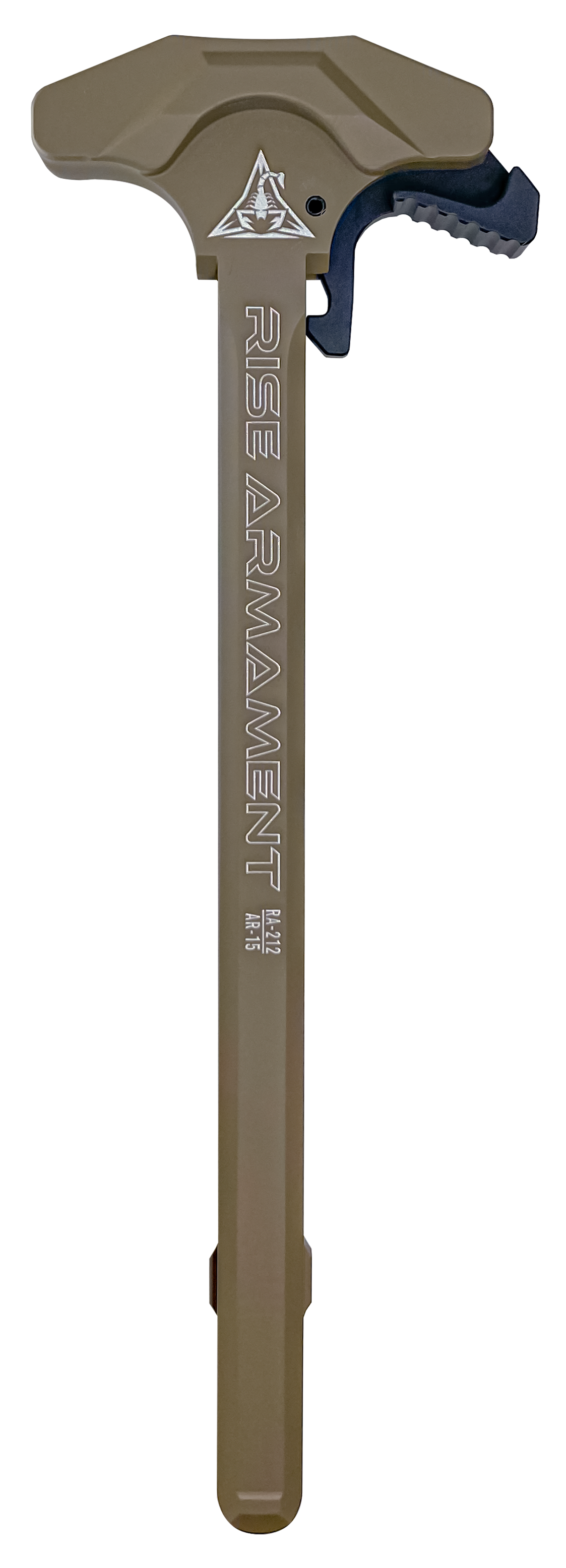 Rise Armament RA-212 Extended Charging Handle Flat Dark Earth Aluminum AR-15