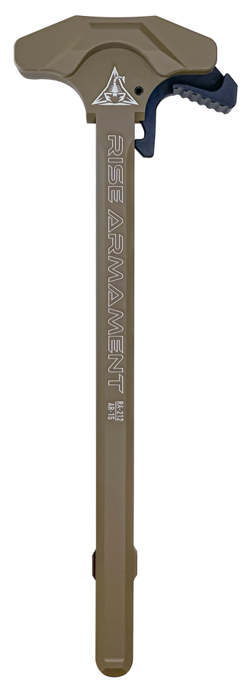 Rise Armament RA-212 Extended Charging Handle Flat Dark Earth Aluminum AR-15