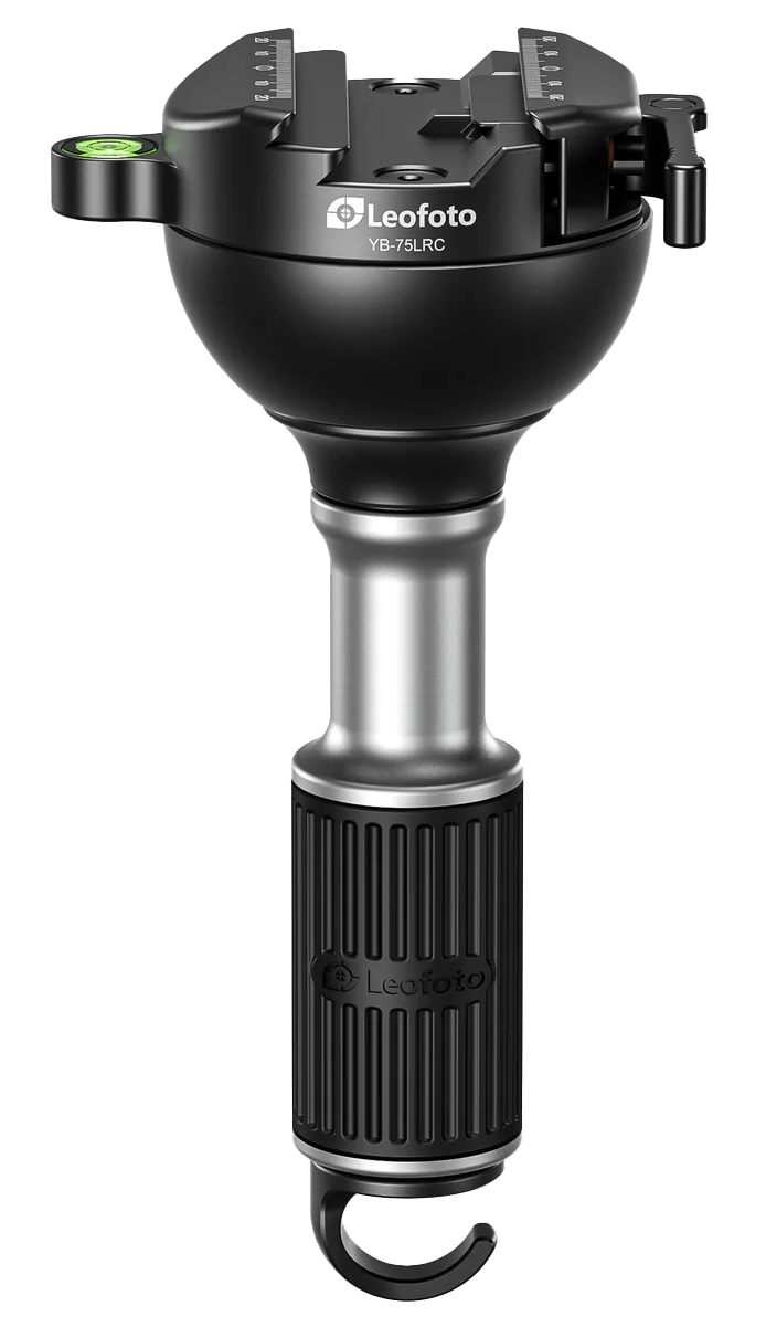 Leofoto USA YB-75LRC 75mm Leveling Head Black Aluminum