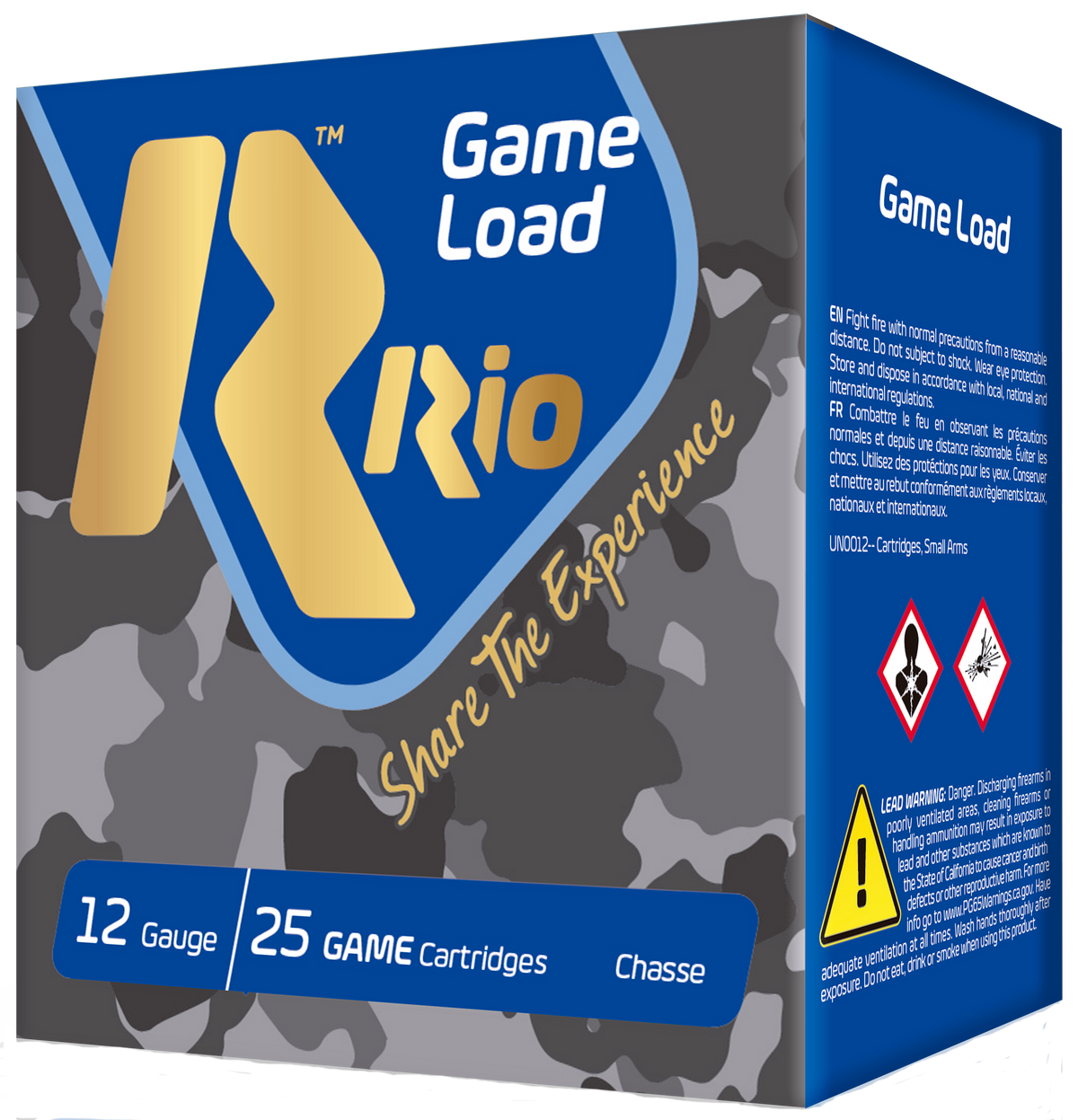 Rio Ammunition SG328 Game Load Super Game High Velocity 12 Gauge 2.75" 1-1/8oz #8 Shot - Box or Case