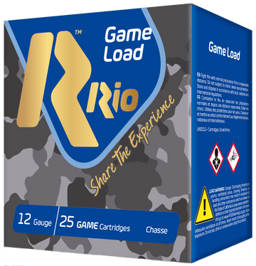 Rio Ammunition SG328 Game Load Super Game High Velocity 12 Gauge 2.75" 1-1/8oz #8 Shot - Box or Case
